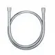 KLUDI-SUPARAFLEX-SILBER-Brauseschlauch-L1250-mm-mit-Metalleffekt-konischen-Muttern-chrom-6107105-00 gallery number 1